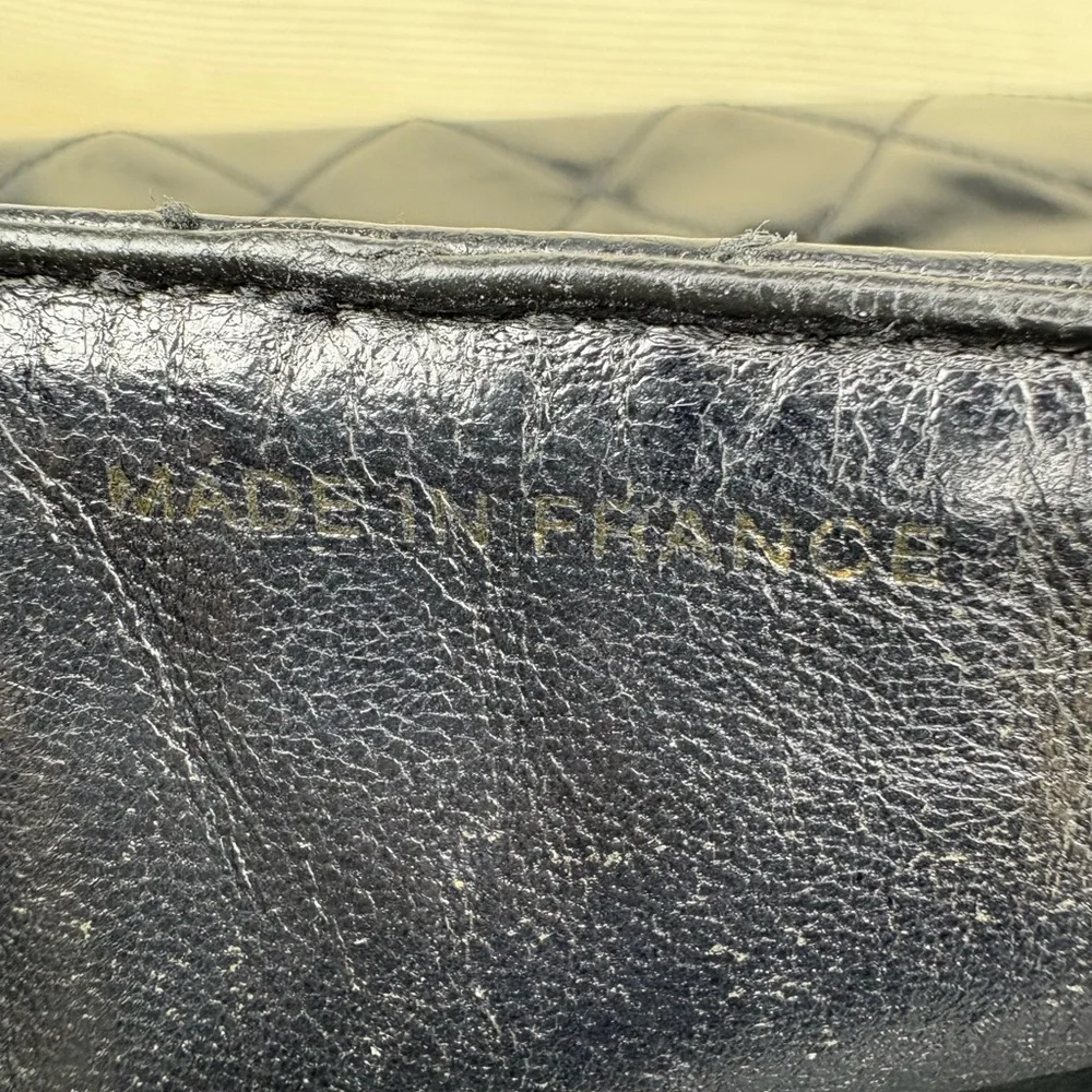 CHANEL Black Quilted Bag with Gold Chain - Picture 11 of 16